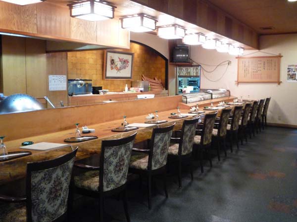 つかさカウンター席